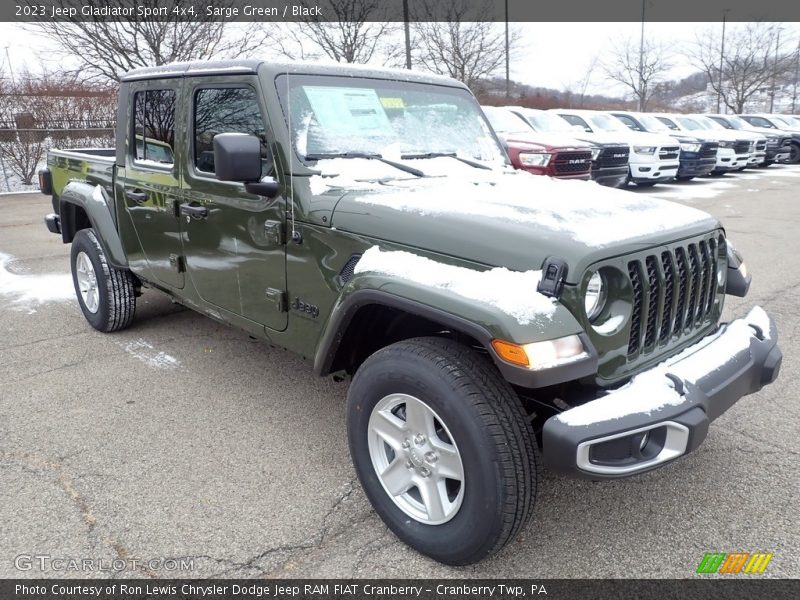 Sarge Green / Black 2023 Jeep Gladiator Sport 4x4