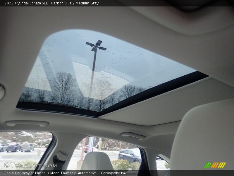 Sunroof of 2023 Sonata SEL