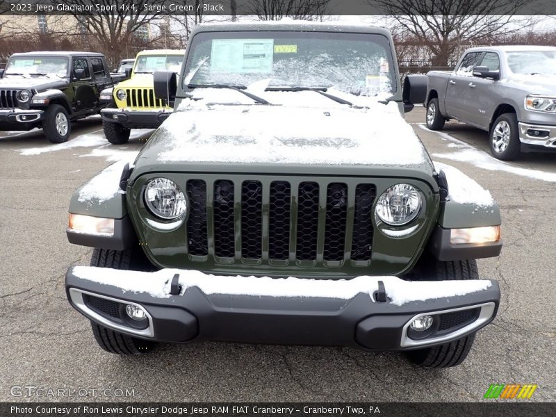 Sarge Green / Black 2023 Jeep Gladiator Sport 4x4