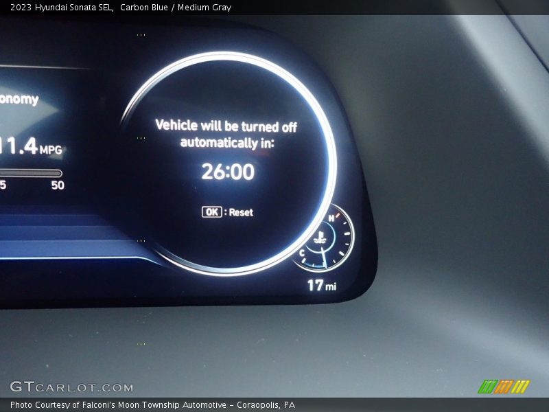 Carbon Blue / Medium Gray 2023 Hyundai Sonata SEL