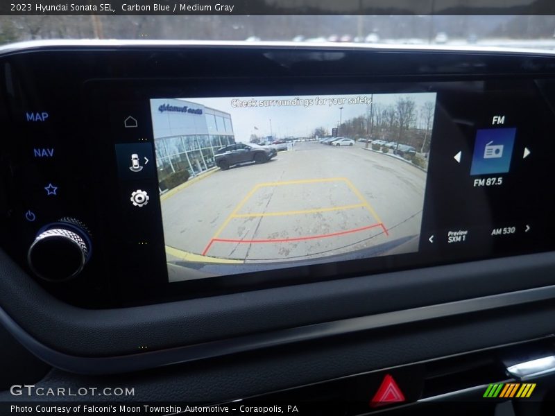 Carbon Blue / Medium Gray 2023 Hyundai Sonata SEL