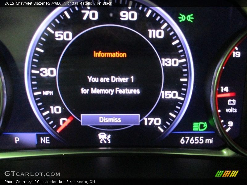 Nightfall Metallic / Jet Black 2019 Chevrolet Blazer RS AWD