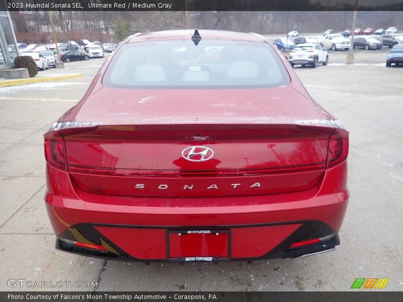 Ultimate Red / Medium Gray 2023 Hyundai Sonata SEL
