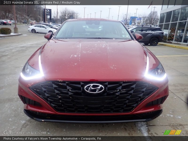 Ultimate Red / Medium Gray 2023 Hyundai Sonata SEL