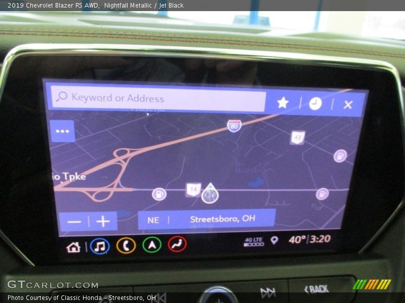 Nightfall Metallic / Jet Black 2019 Chevrolet Blazer RS AWD