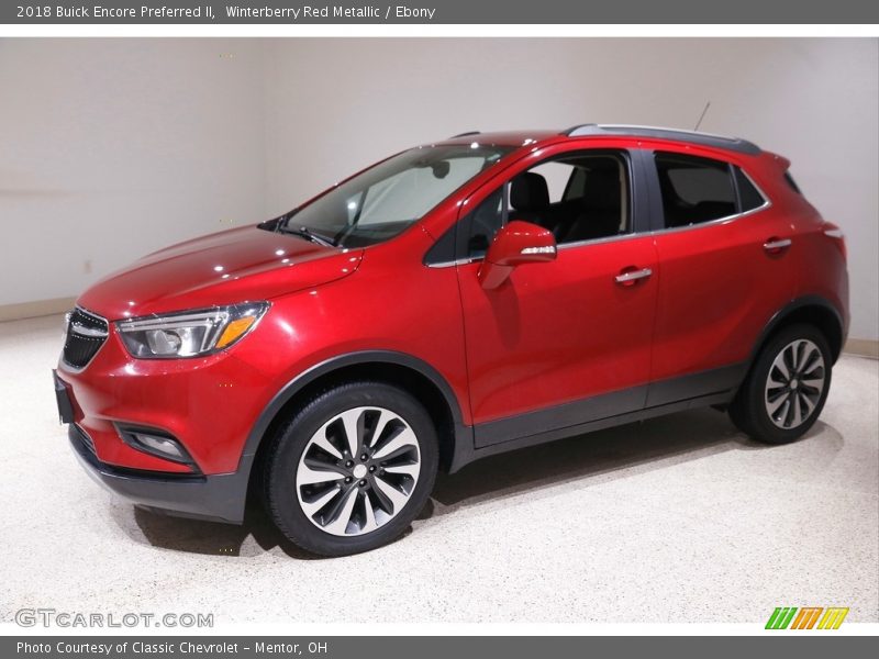 Winterberry Red Metallic / Ebony 2018 Buick Encore Preferred II