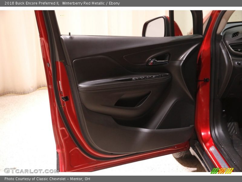 Winterberry Red Metallic / Ebony 2018 Buick Encore Preferred II