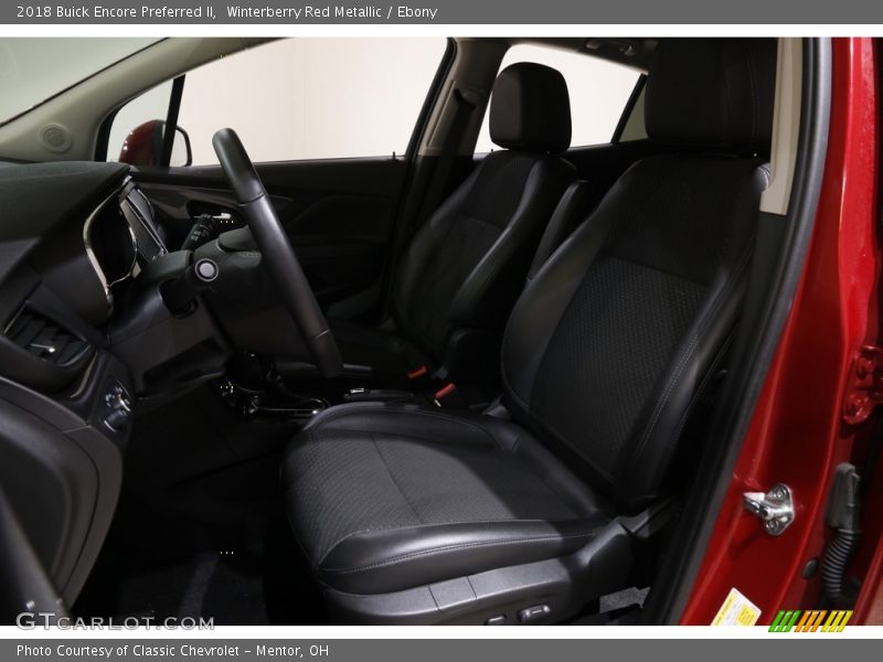 Winterberry Red Metallic / Ebony 2018 Buick Encore Preferred II