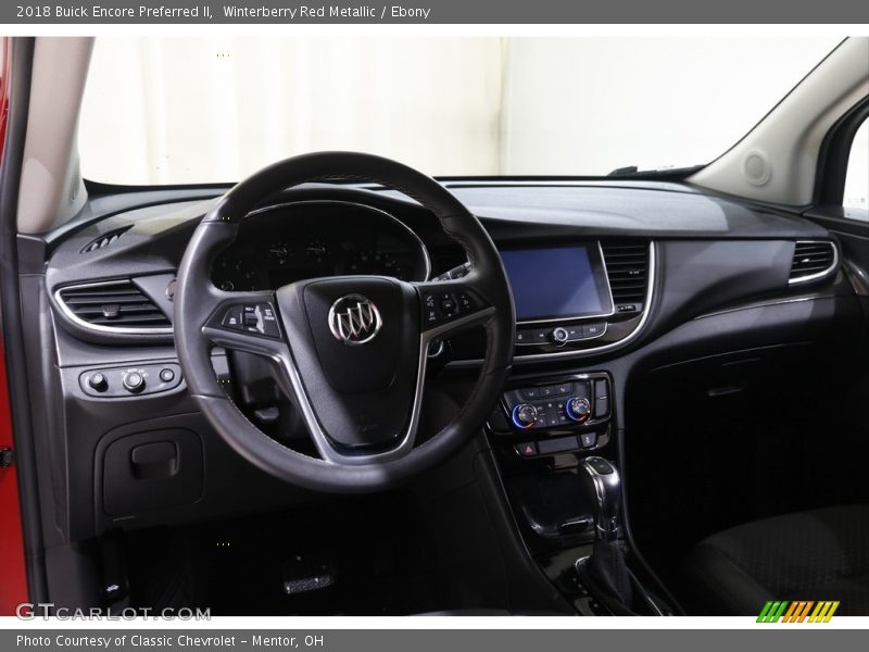 Winterberry Red Metallic / Ebony 2018 Buick Encore Preferred II