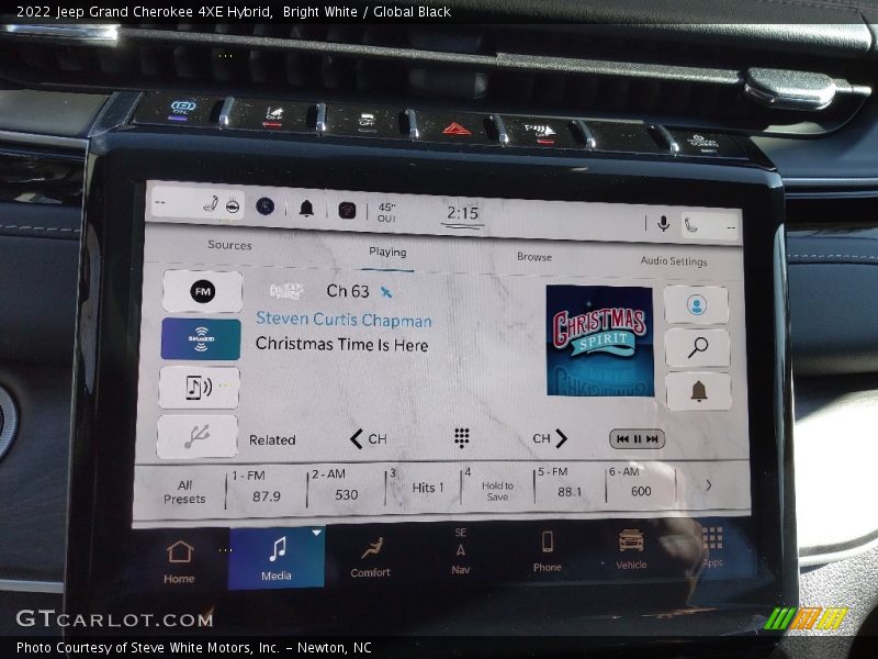 Bright White / Global Black 2022 Jeep Grand Cherokee 4XE Hybrid