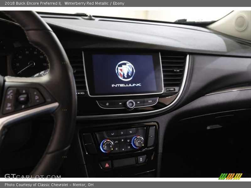 Winterberry Red Metallic / Ebony 2018 Buick Encore Preferred II