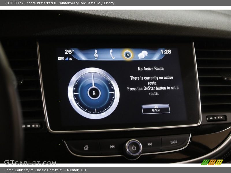 Winterberry Red Metallic / Ebony 2018 Buick Encore Preferred II