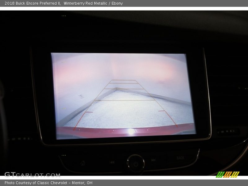 Winterberry Red Metallic / Ebony 2018 Buick Encore Preferred II