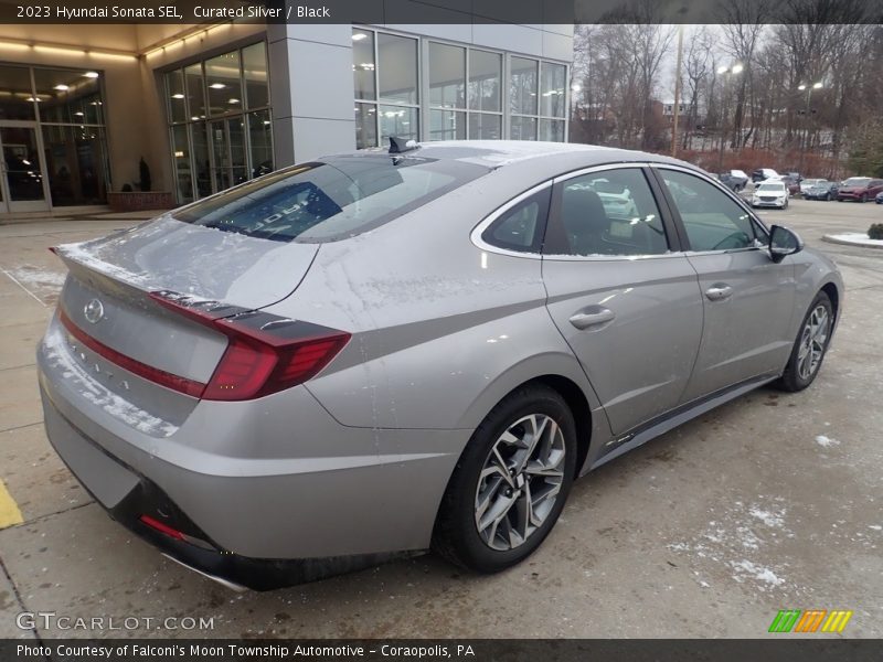 Curated Silver / Black 2023 Hyundai Sonata SEL