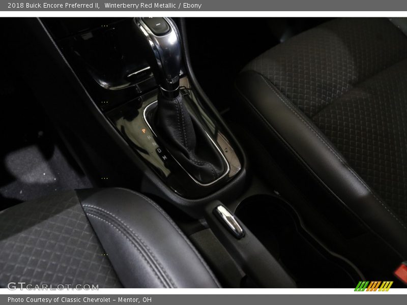 Winterberry Red Metallic / Ebony 2018 Buick Encore Preferred II