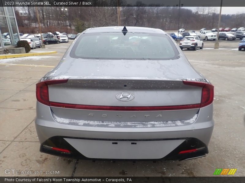 Curated Silver / Black 2023 Hyundai Sonata SEL