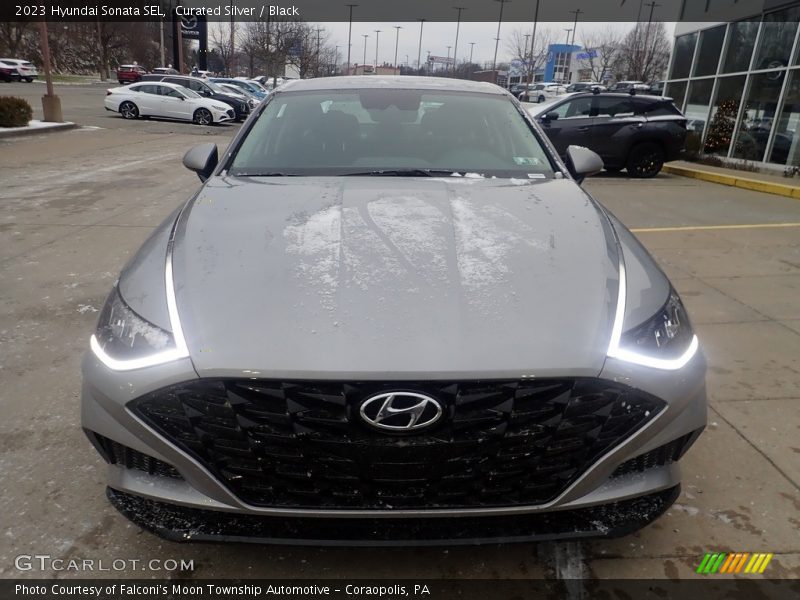 Curated Silver / Black 2023 Hyundai Sonata SEL