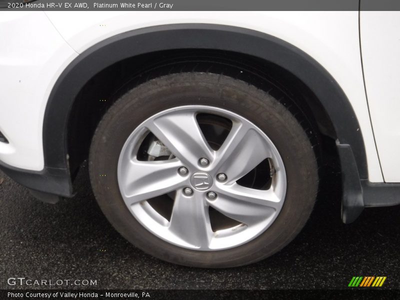 Platinum White Pearl / Gray 2020 Honda HR-V EX AWD