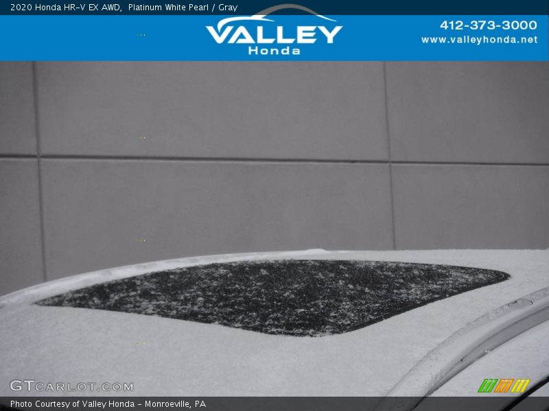 Platinum White Pearl / Gray 2020 Honda HR-V EX AWD