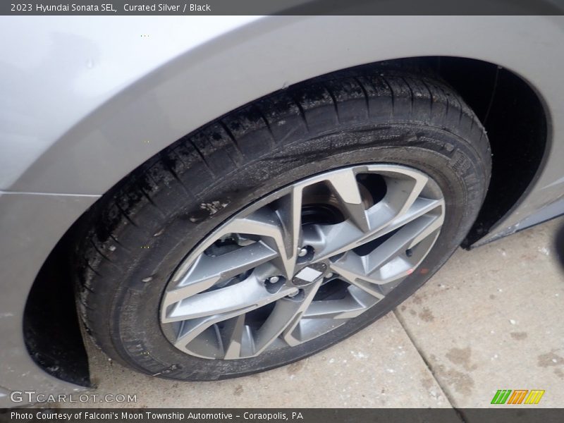 Curated Silver / Black 2023 Hyundai Sonata SEL