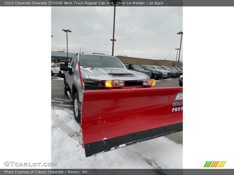 Silver Ice Metallic / Jet Black 2020 Chevrolet Silverado 2500HD Work Truck Regular Cab 4x4