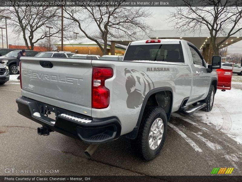 Silver Ice Metallic / Jet Black 2020 Chevrolet Silverado 2500HD Work Truck Regular Cab 4x4