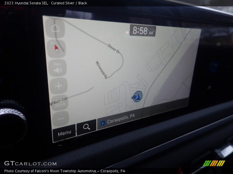Curated Silver / Black 2023 Hyundai Sonata SEL
