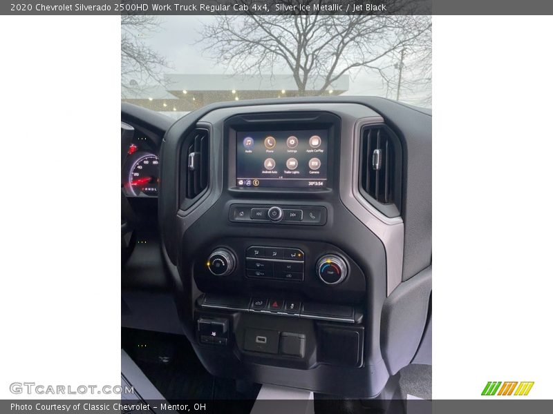 Silver Ice Metallic / Jet Black 2020 Chevrolet Silverado 2500HD Work Truck Regular Cab 4x4