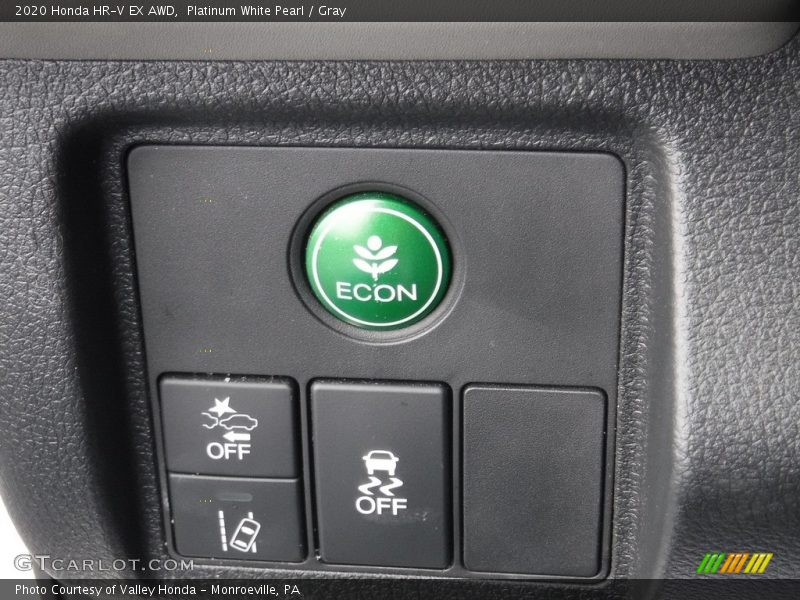 Platinum White Pearl / Gray 2020 Honda HR-V EX AWD