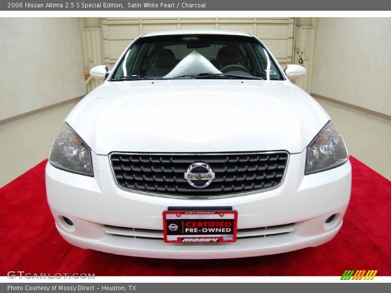 Satin White Pearl / Charcoal 2006 Nissan Altima 2.5 S Special Edition