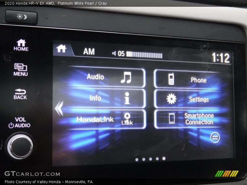 Platinum White Pearl / Gray 2020 Honda HR-V EX AWD