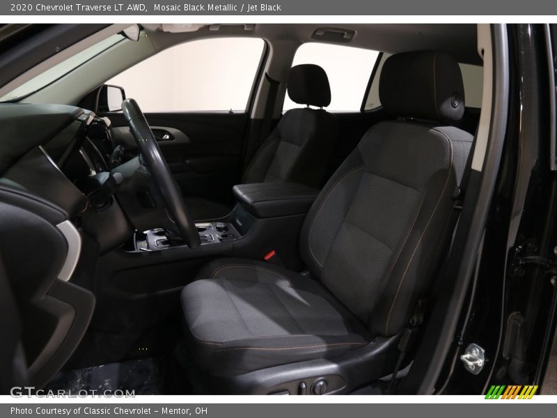 Mosaic Black Metallic / Jet Black 2020 Chevrolet Traverse LT AWD