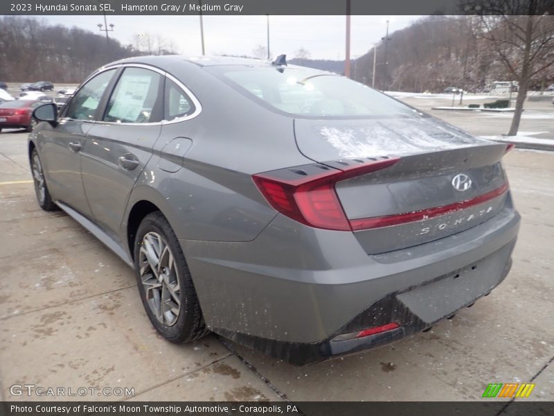 Hampton Gray / Medium Gray 2023 Hyundai Sonata SEL