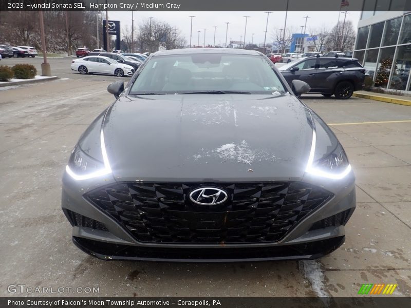 Hampton Gray / Medium Gray 2023 Hyundai Sonata SEL