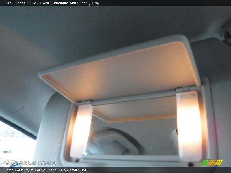 Platinum White Pearl / Gray 2020 Honda HR-V EX AWD