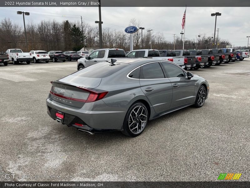 Hampton Gray / Black 2022 Hyundai Sonata N Line