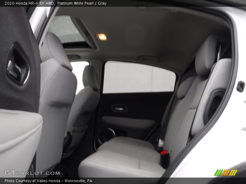 Platinum White Pearl / Gray 2020 Honda HR-V EX AWD