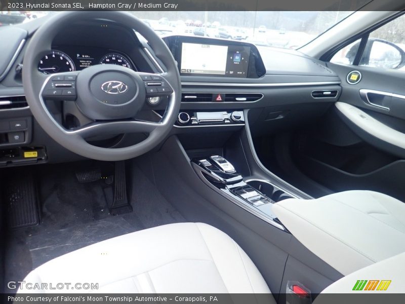 Hampton Gray / Medium Gray 2023 Hyundai Sonata SEL