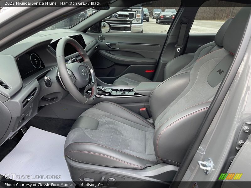 Hampton Gray / Black 2022 Hyundai Sonata N Line