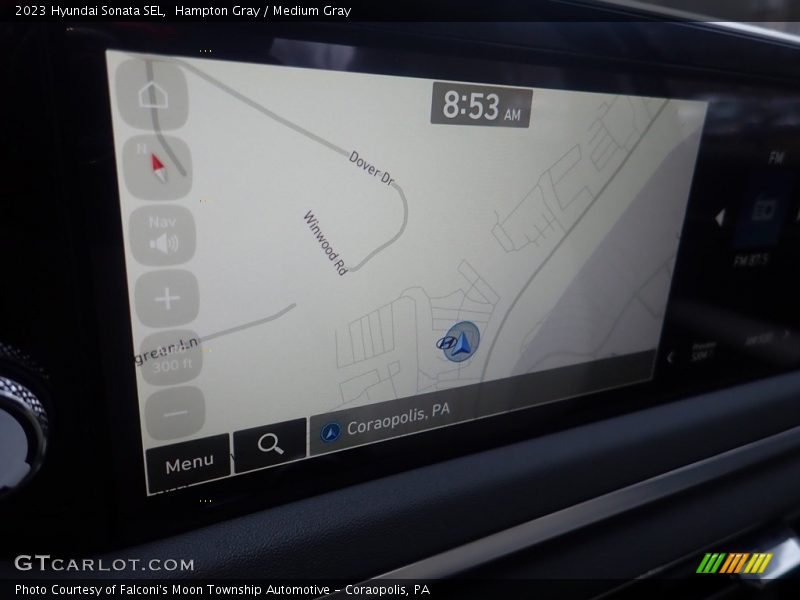 Hampton Gray / Medium Gray 2023 Hyundai Sonata SEL