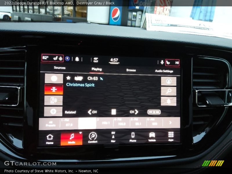 Destroyer Gray / Black 2022 Dodge Durango R/T Blacktop AWD