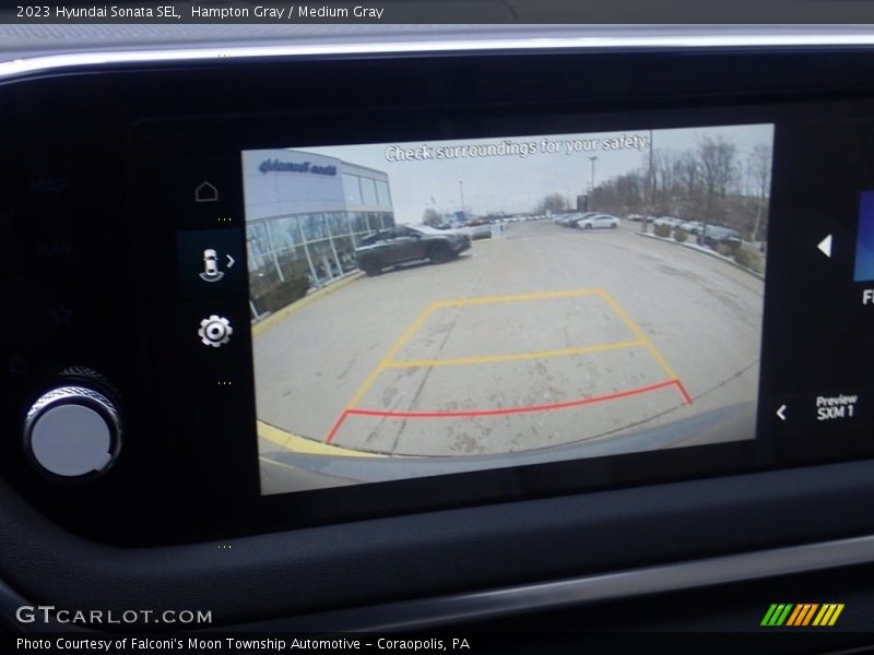 Hampton Gray / Medium Gray 2023 Hyundai Sonata SEL