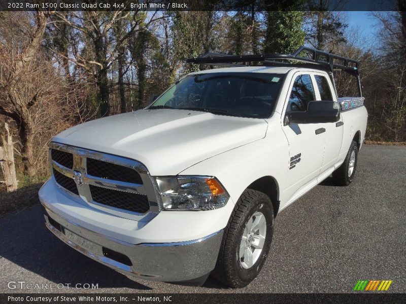 Bright White / Black 2022 Ram 1500 Classic Quad Cab 4x4