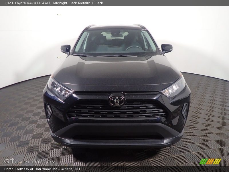 Midnight Black Metallic / Black 2021 Toyota RAV4 LE AWD