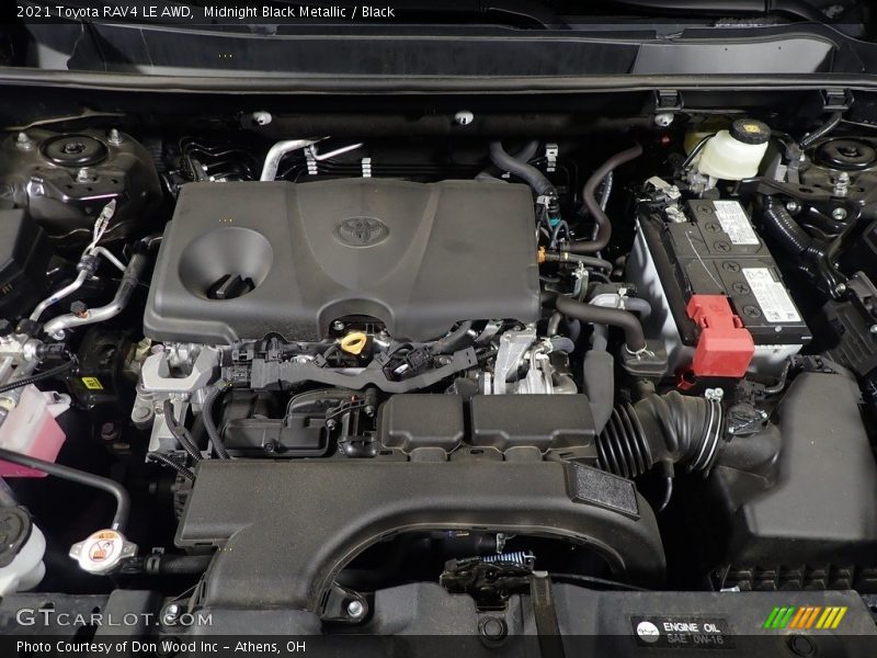 Midnight Black Metallic / Black 2021 Toyota RAV4 LE AWD