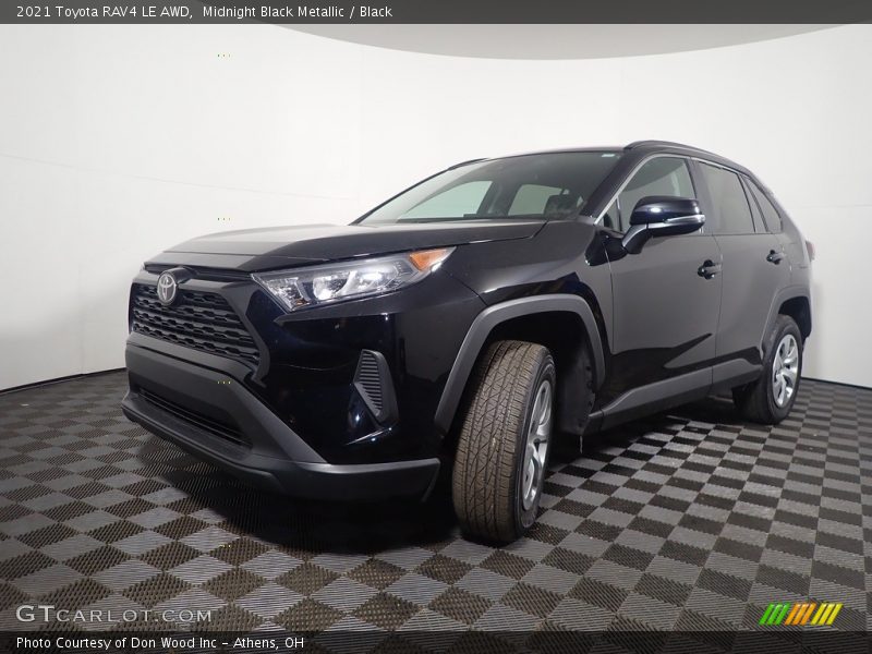Midnight Black Metallic / Black 2021 Toyota RAV4 LE AWD