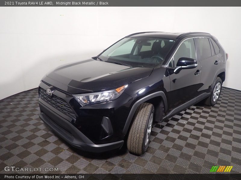 Midnight Black Metallic / Black 2021 Toyota RAV4 LE AWD