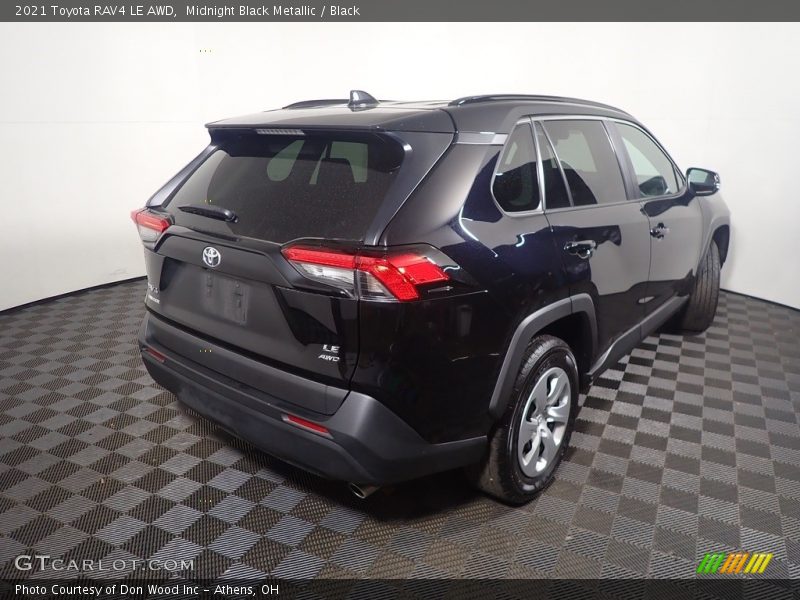 Midnight Black Metallic / Black 2021 Toyota RAV4 LE AWD