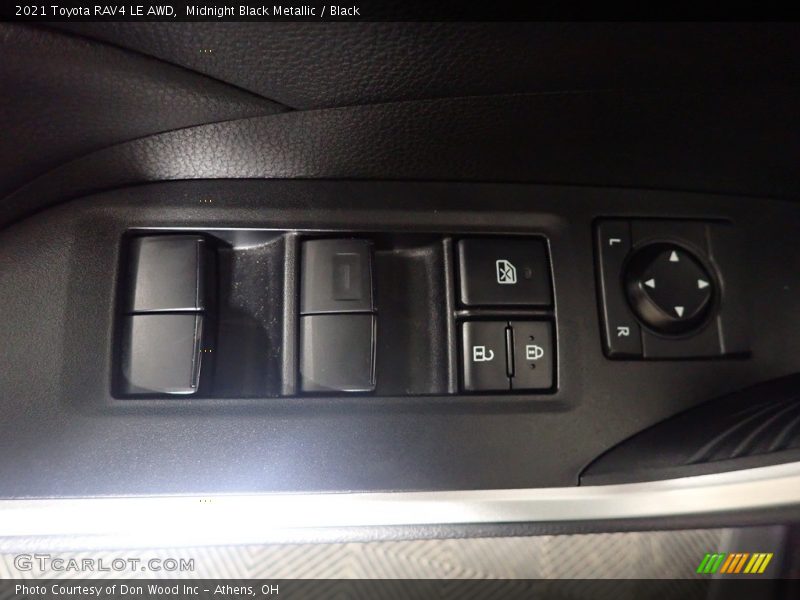 Midnight Black Metallic / Black 2021 Toyota RAV4 LE AWD