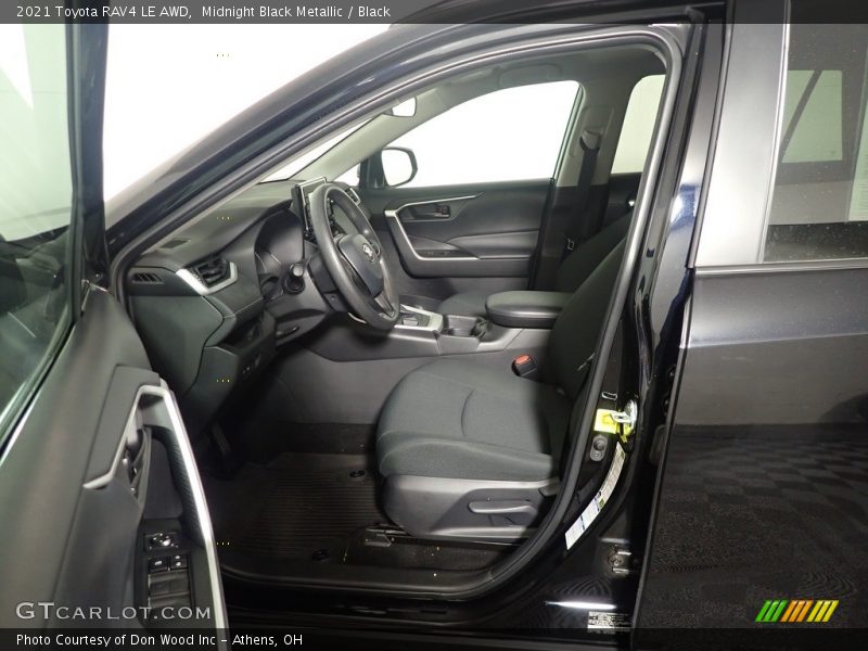 Midnight Black Metallic / Black 2021 Toyota RAV4 LE AWD